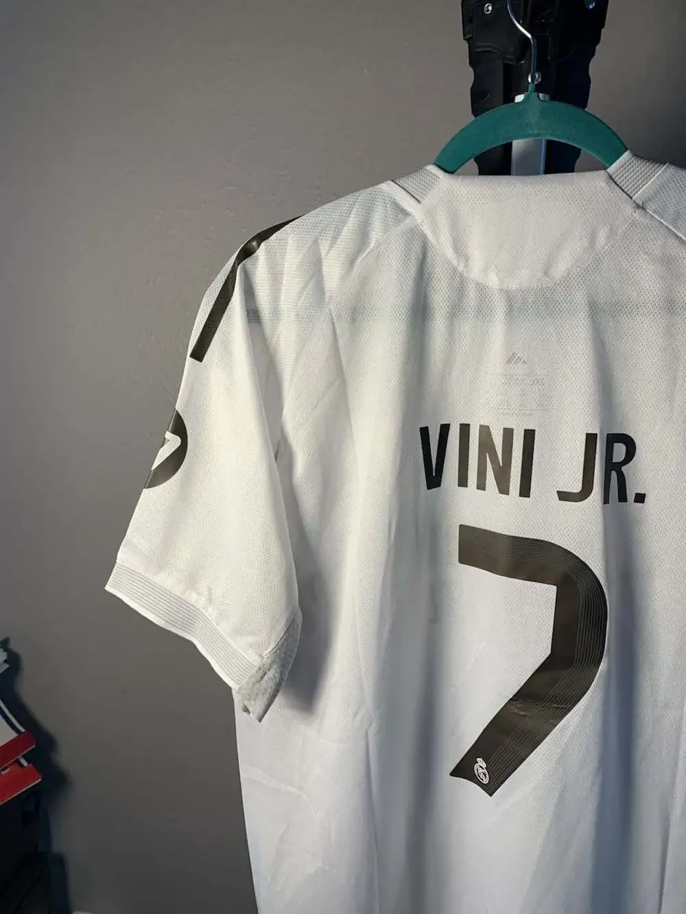 Adidas Real Madrid Vini Jr. 7 Home Jersey White 2XL NWT